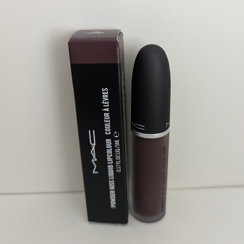 MAC Powder Kiss Liquid Lipcolour - 955 Chestnut
